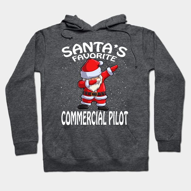 Santas Favorite Commercial Pilot Christmas Hoodie by intelus